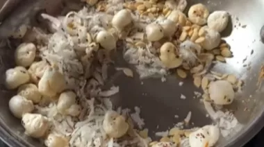 Coriander Seed Panjiri and Panchamrit Served for Janmashtami Puja 3